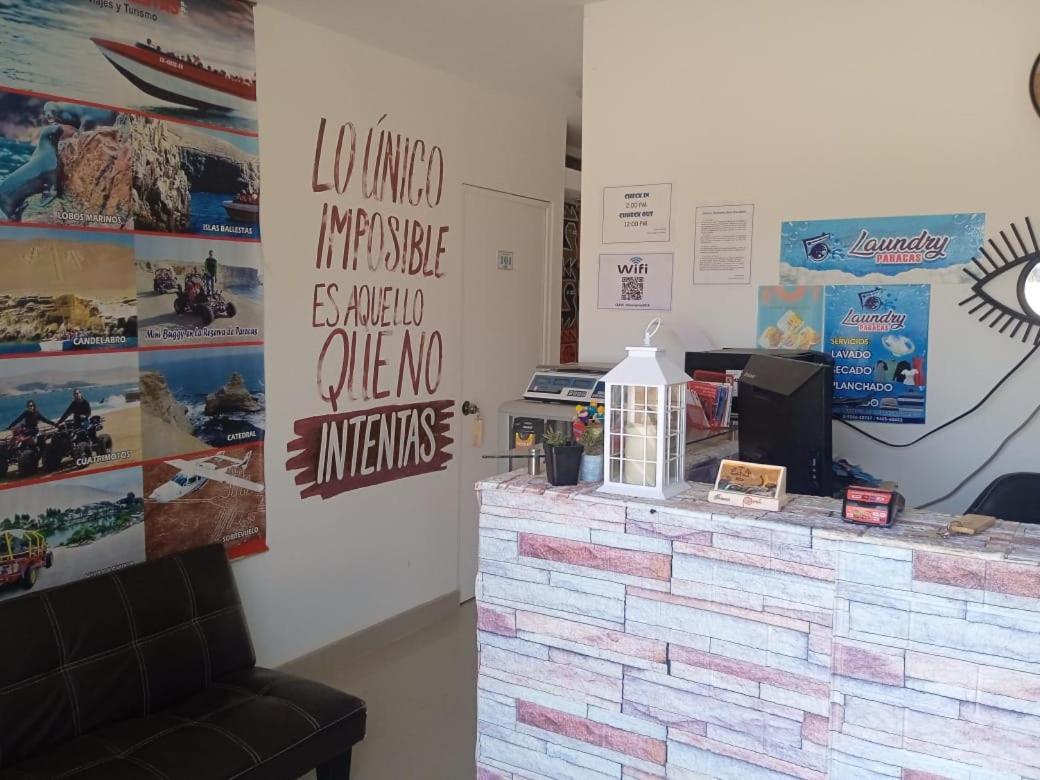 Hostal Brisa Marina Paracas Eksteriør billede